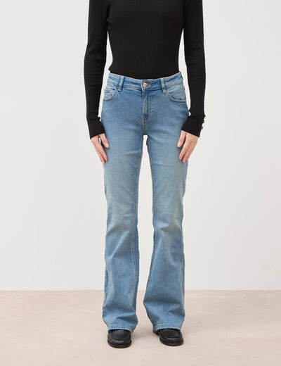 Jeans bootcut bleu femme