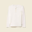 T-shirt manches longues ecru homme