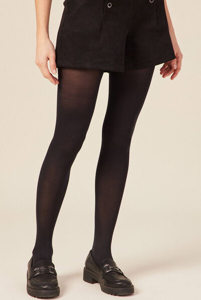Collants noir femme