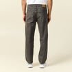 Jeans large longueur 32 en coton marron homme