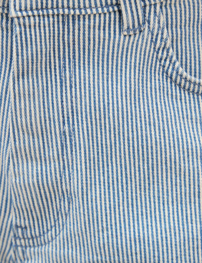 Short mom taille haute en jeans bleu marine femme