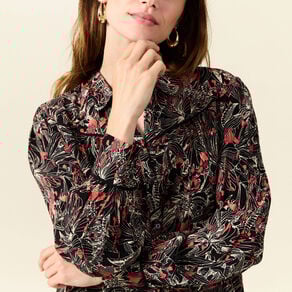 chemise eco responsable noir femme Chemise éco-responsable noir femme