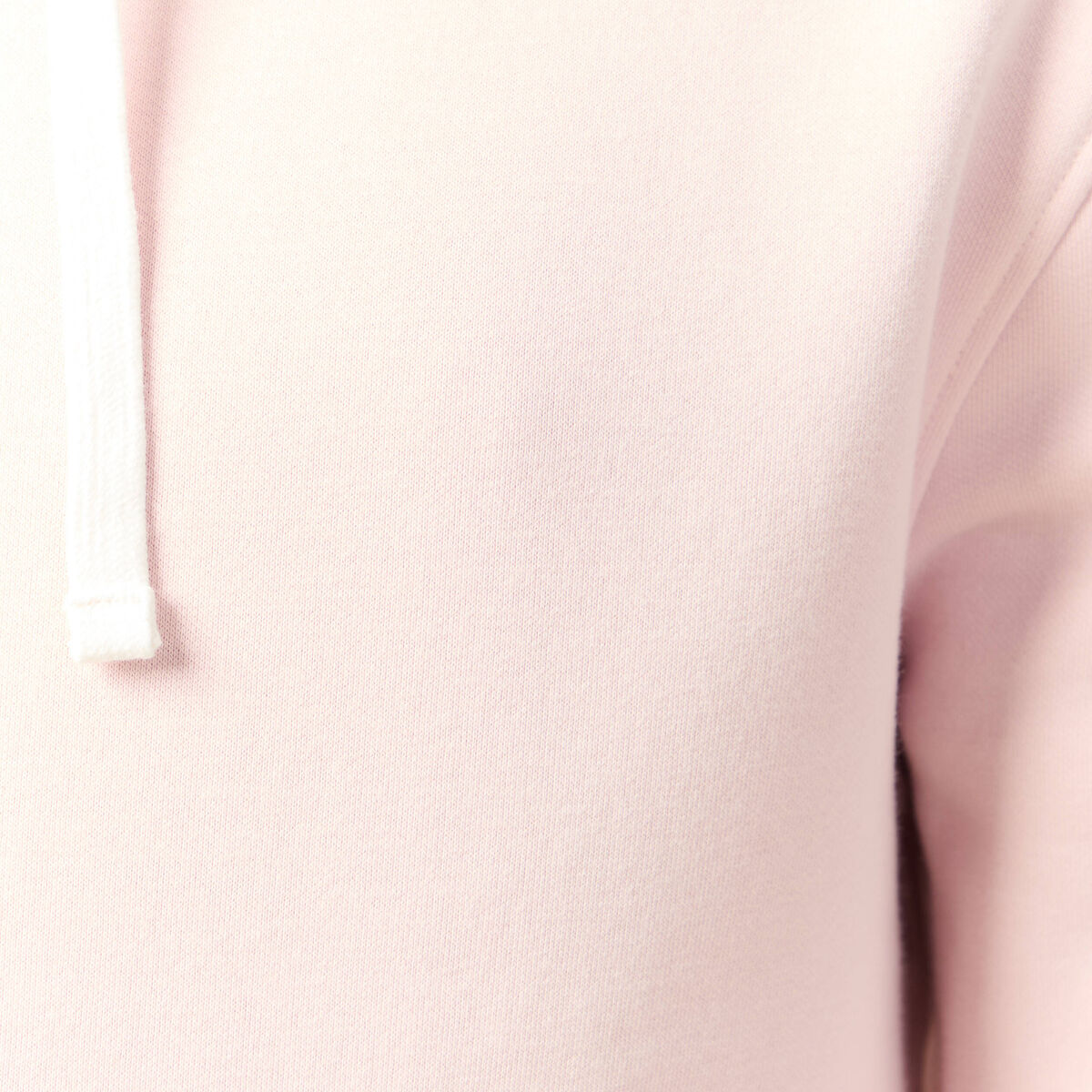 Sweat &agrave; capuche rose poudr&eacute;e homme
