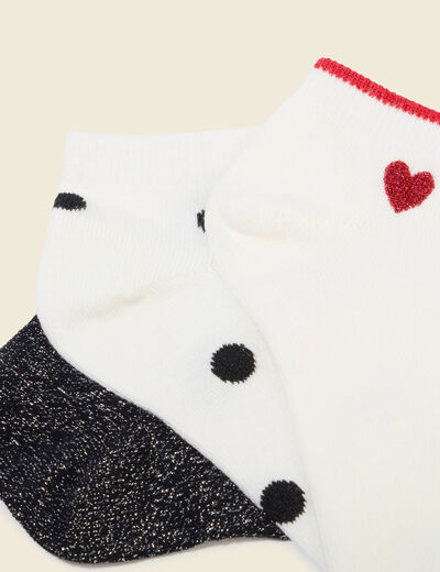 Lot de 3 paires de chaussettes noir femme