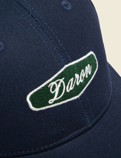 Casquette en coton bleu marine homme