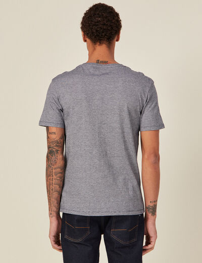 T-shirt éco-responsable bleu marine homme