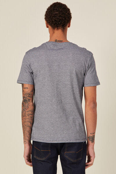 T-shirt éco-responsable bleu marine homme