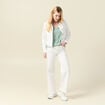 T-shirt manches courtes vert pastel femme