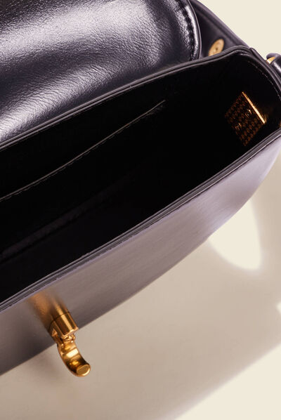 Sac besace en bandoulière noir femme