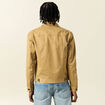 Blouson boutonné camel homme