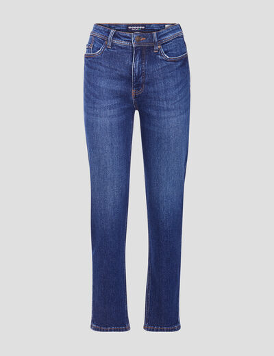Jeans regular denim brut femme
