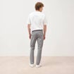 Pantalon chino slim gris homme