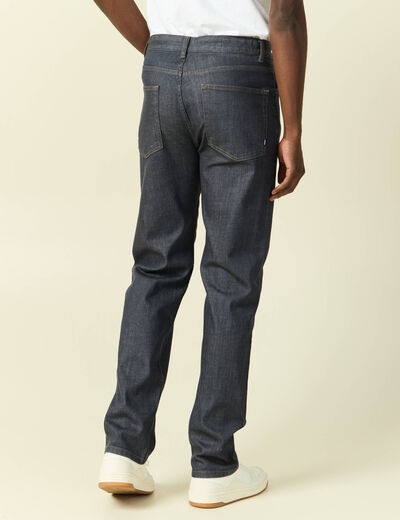 Jeans regular longueur 32 denim brut rinse homme