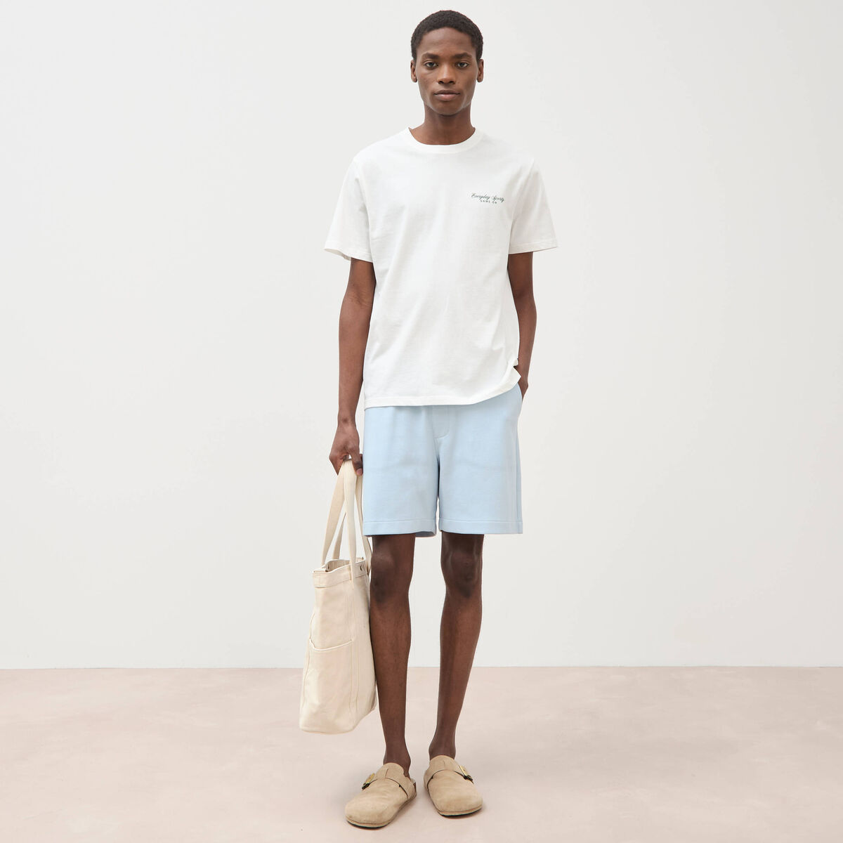 Bermuda bleu ciel homme