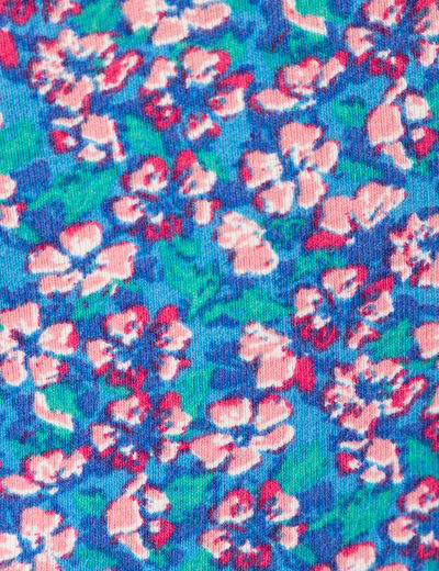 T-shirt manches courtes bleu femme