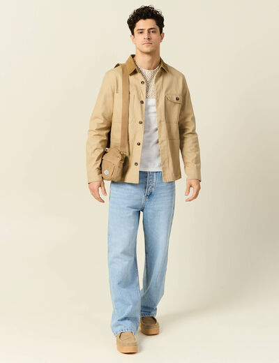 T-shirt manches courtes camel homme