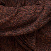 Blouse droite manches longues col rond marron chocolat femme