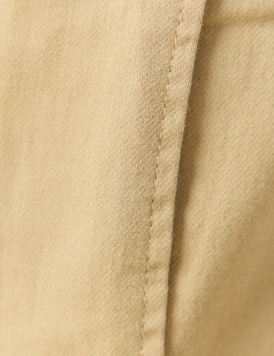 Pantalon battle bas resserré beige homme