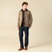 T-shirt en coton marron fonc&eacute; homme