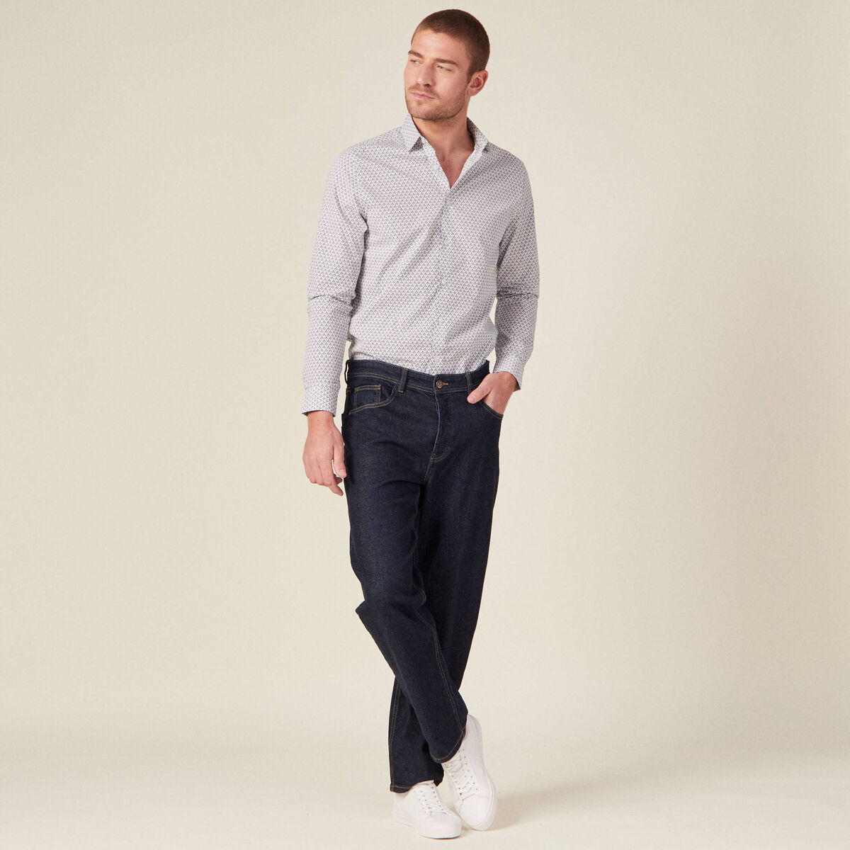 Chemise blanc homme