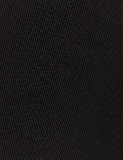 Robe longue droite noir femme