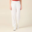 Pantalon cargo fluide ecru femme