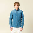 Chemise en jeans manches longues denim stone homme