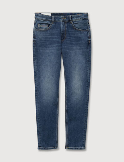 Jeans slim 5 poches longueur 32 denim dirty homme