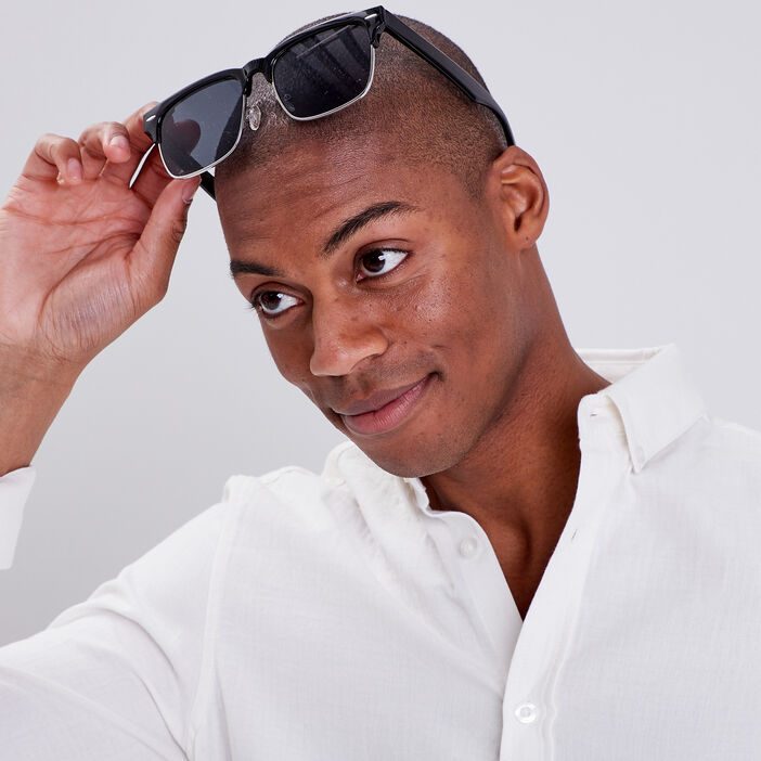 Lunettes de soleil noir homme