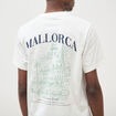 T-shirt en coton ecru homme