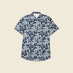 Chemise manches courtes vert homme