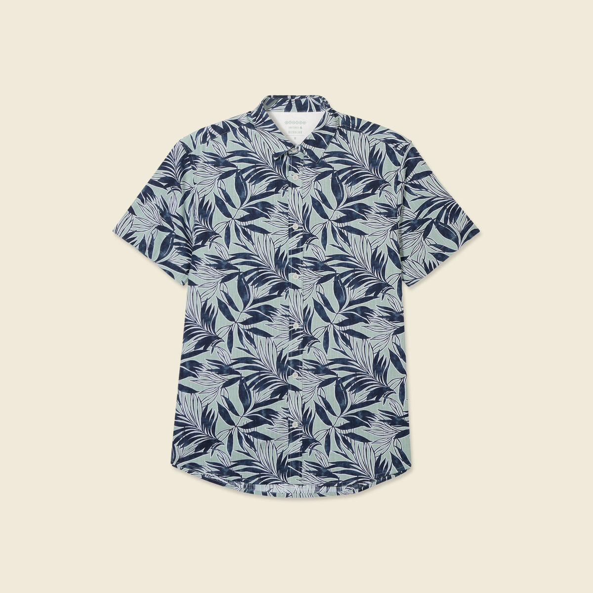 Chemise manches courtes vert homme
