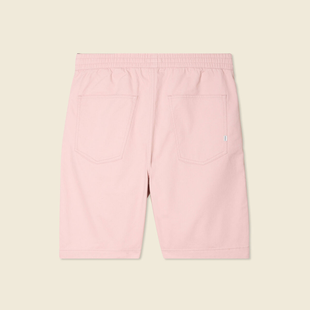 Bermuda droit rose pastel homme