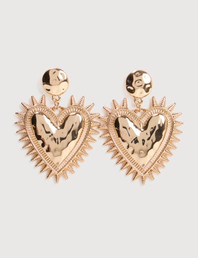 Boucles d'oreilles couleur or femme
