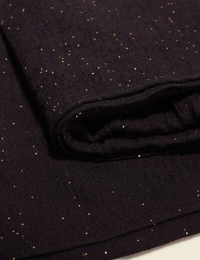 Foulard noir femme