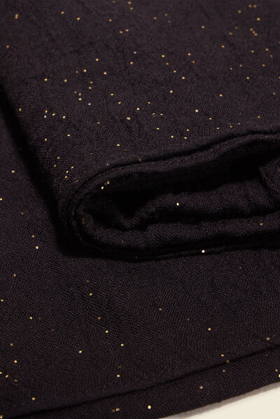 Foulard noir femme