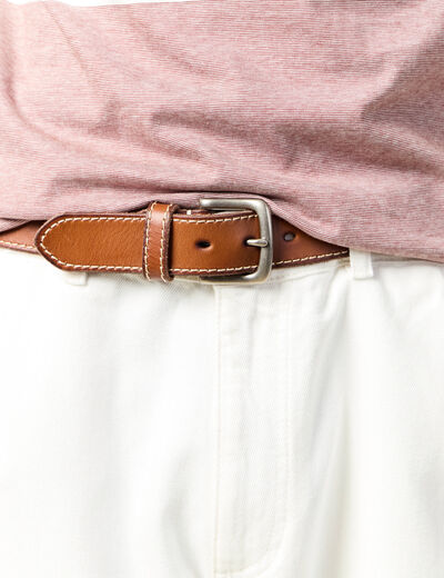 Ceinture marron homme