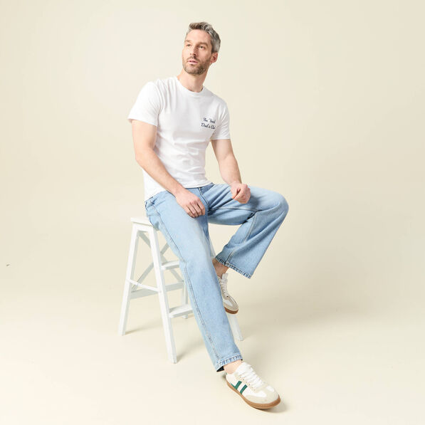 T-shirt manches courtes blanc homme