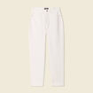Jeans mom 7/8ème denim blanc femme