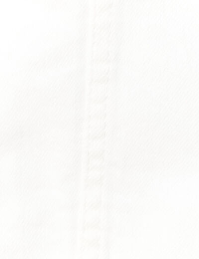 Blouson en jean denim blanc femme