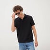 Polo manches courtes noir homme