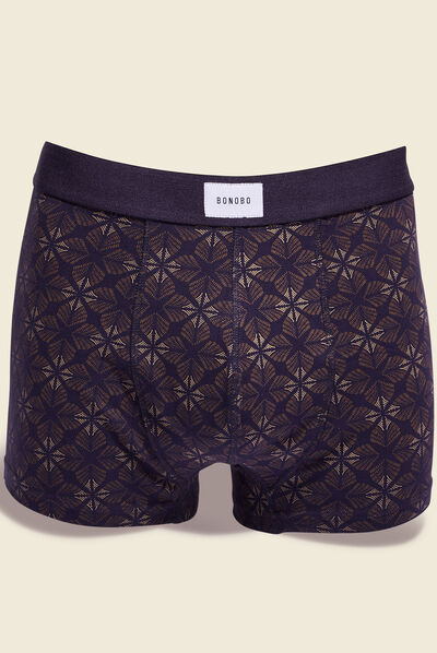Lot 2 boxers marron homme