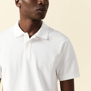 polo manches courtes blanc homme Polo manches courtes blanc homme