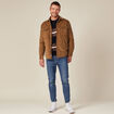 Pull manches longues fabriqué en France bleu marine homme
