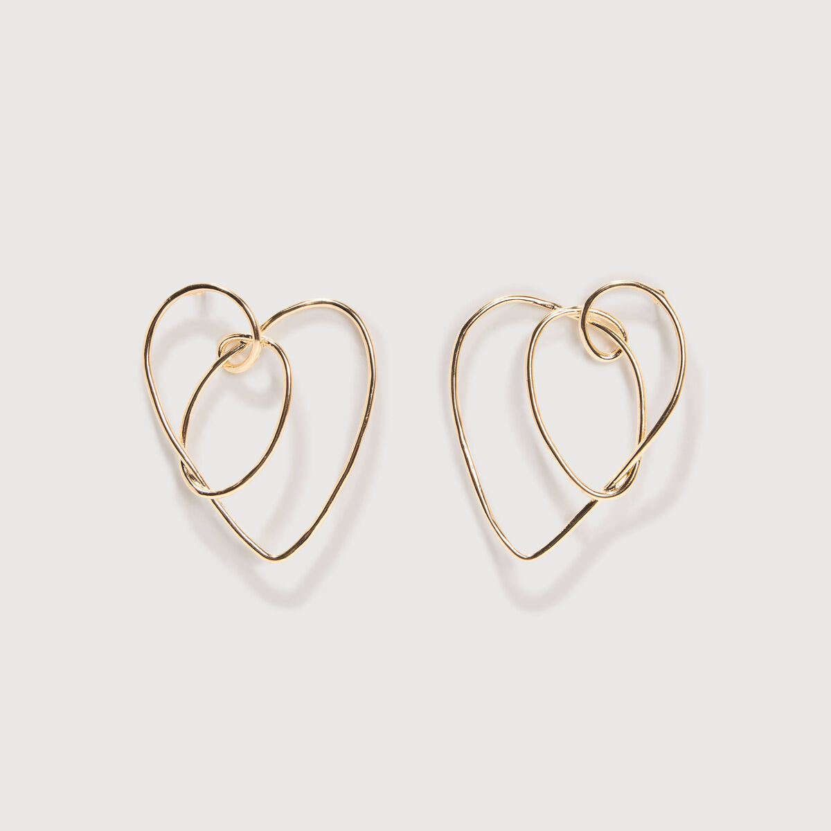Boucles d'oreilles couleur or femme