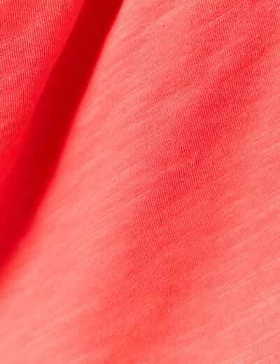 Débardeur sans manches rouge corail femme