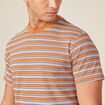 T-shirt manches courtes marron clair homme