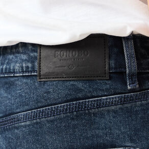 Jeans regular 5 poches denim stone homme