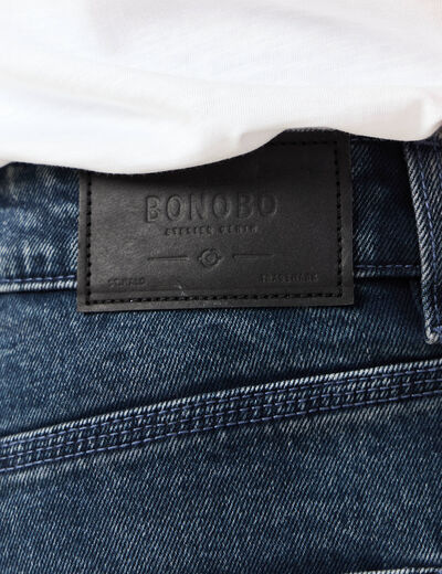 Jeans regular 5 poches denim stone homme