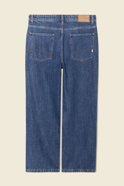 Jeans loose 5 poches denim stone homme